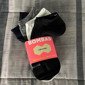 Bombas Lightweight Ankle Socks Neutral Mix size Medium